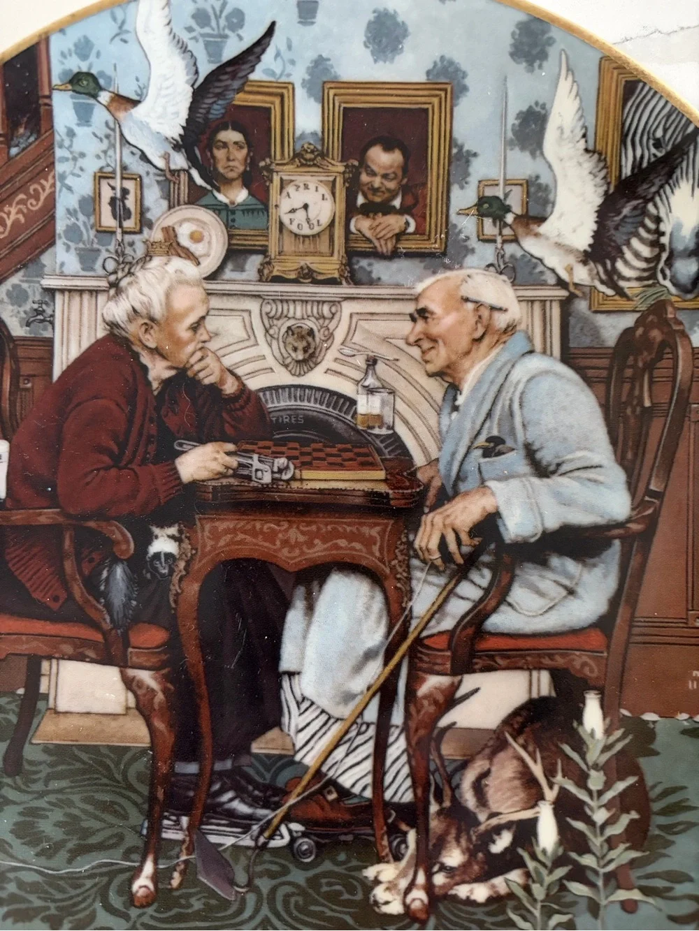 Norman Rockwell APRIL FOOL Collector Plate April 3, 1943, Saturday Evening Post